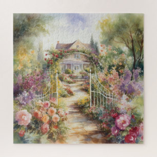 Victoriaans Engelse tuin Legpuzzel