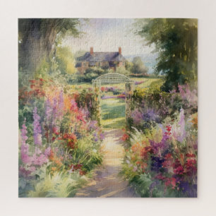 Victoriaans Engelse tuin Legpuzzel