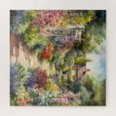 Victoriaans Engelse tuin Legpuzzel (Horizontaal)