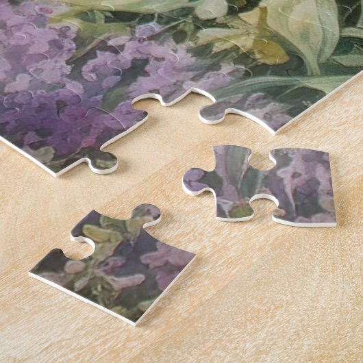 Victoriaans Engelse tuin Legpuzzel (Zijkant)