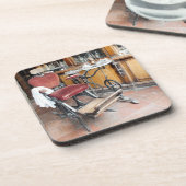 VICTORIAANS ENGLAND BIER ONDERZETTER (Linkerzijde)