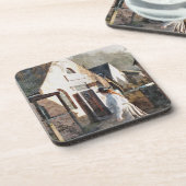 VICTORIAANS ENGLAND BIER ONDERZETTER (Linkerzijde)