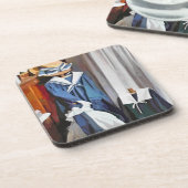 VICTORIAANS ENGLAND BIER ONDERZETTER (Linkerzijde)