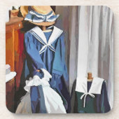 VICTORIAANS ENGLAND BIER ONDERZETTER (Voorkant)