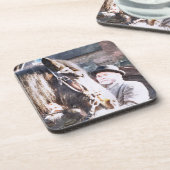 VICTORIAANS ENGLAND BIER ONDERZETTER (Linkerzijde)