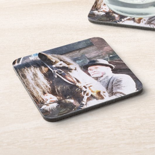 VICTORIAANS ENGLAND BIER ONDERZETTER (Linkerzijde)