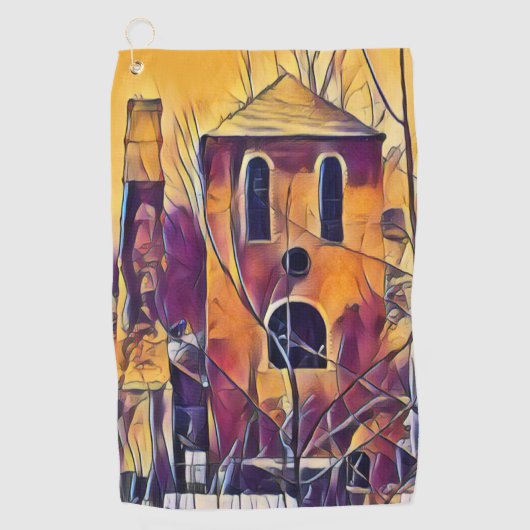 VICTORIAANS ENGLAND-BOUW GOLFHANDDOEK (Voorkant)