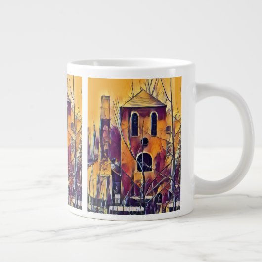 VICTORIAANS ENGLAND-BOUW GROTE KOFFIEKOP (Rechts)