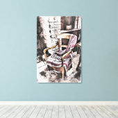 VICTORIAANS ENGLAND CANVAS AFDRUK (Insitu (Houten vloer))