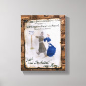 VICTORIAANS ENGLAND CANVAS AFDRUK (Voorkant)