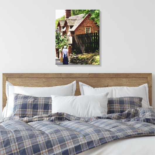 VICTORIAANS ENGLAND CANVAS AFDRUK (Insitu (Slaapkamer))