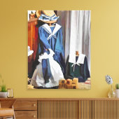 VICTORIAANS ENGLAND CANVAS AFDRUK (Insitu (Woonkamer))