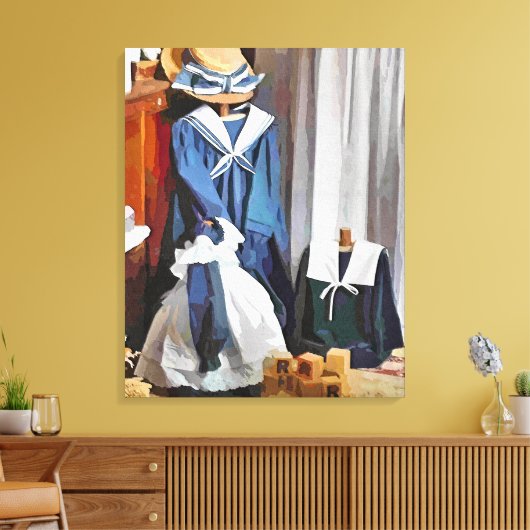 VICTORIAANS ENGLAND CANVAS AFDRUK (Insitu (Woonkamer))