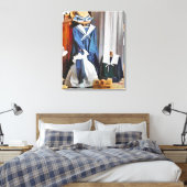 VICTORIAANS ENGLAND CANVAS AFDRUK (Insitu (Slaapkamer))