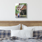 VICTORIAANS ENGLAND CANVAS AFDRUK (Insitu (Slaapkamer))