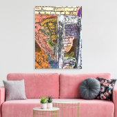 VICTORIAANS ENGLAND CANVAS AFDRUK (Insitu (Woonkamer))