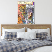 VICTORIAANS ENGLAND CANVAS AFDRUK (Insitu (Slaapkamer))