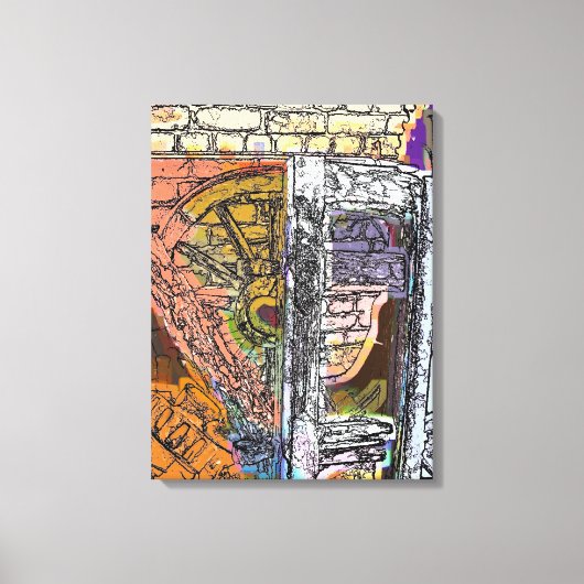 VICTORIAANS ENGLAND CANVAS AFDRUK (Voorkant)