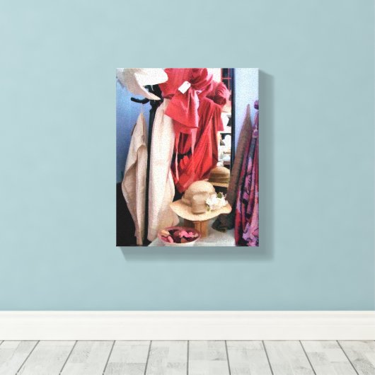 VICTORIAANS ENGLAND CANVAS AFDRUK (Insitu (Houten vloer))