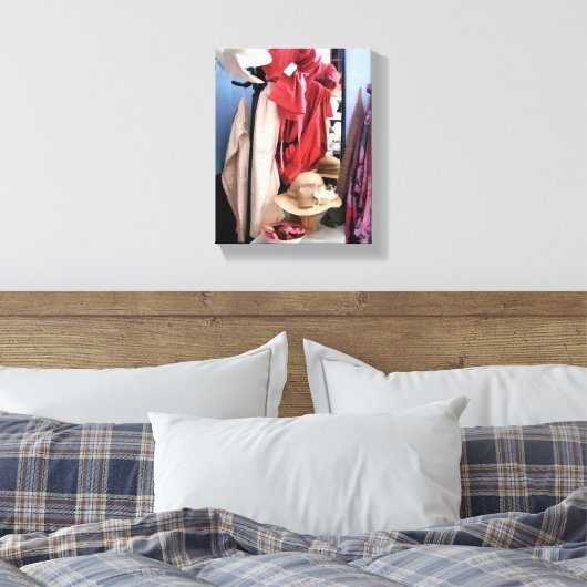 VICTORIAANS ENGLAND CANVAS AFDRUK (Insitu (Slaapkamer))