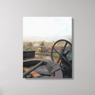 VICTORIAANS ENGLAND CANVAS AFDRUK