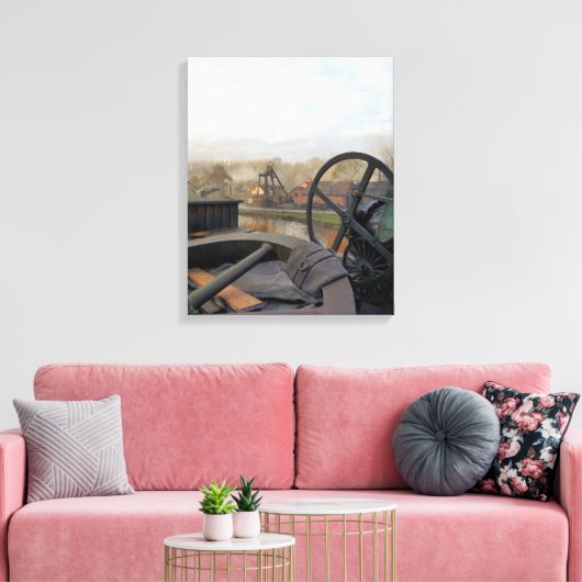 VICTORIAANS ENGLAND CANVAS AFDRUK (Insitu (Woonkamer))