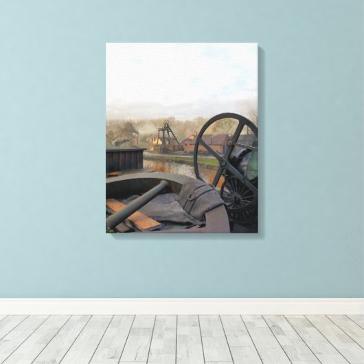 VICTORIAANS ENGLAND CANVAS AFDRUK (Insitu (Houten vloer))