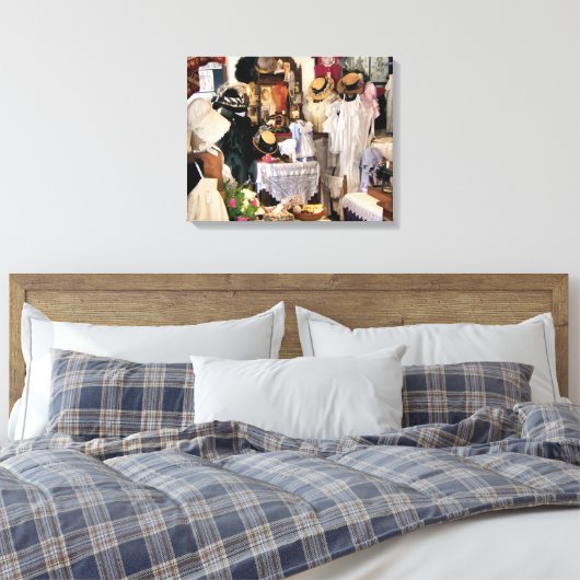 VICTORIAANS ENGLAND CANVAS AFDRUK (Insitu (Slaapkamer))