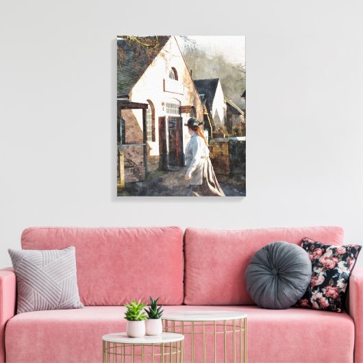 VICTORIAANS ENGLAND CANVAS AFDRUK (Insitu (Woonkamer))