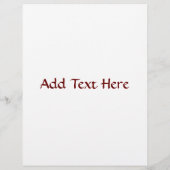 VICTORIAANS ENGLAND FLYER (Achterkant)