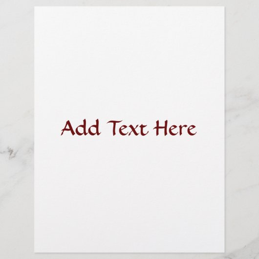 VICTORIAANS ENGLAND FLYER (Achterkant)