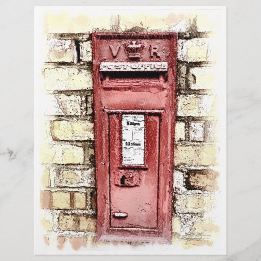 VICTORIAANS ENGLAND FLYER (Voorkant)