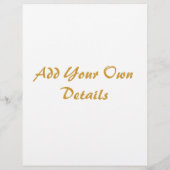 VICTORIAANS ENGLAND FLYER (Achterkant)