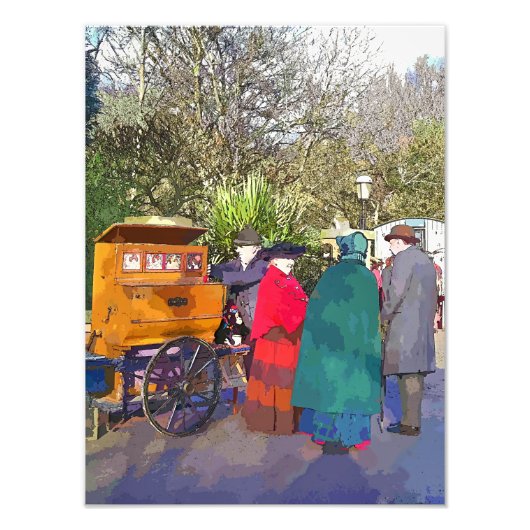 VICTORIAANS ENGLAND FOTO AFDRUK (Voorkant)