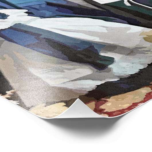 VICTORIAANS ENGLAND FOTO AFDRUK (Hoek)