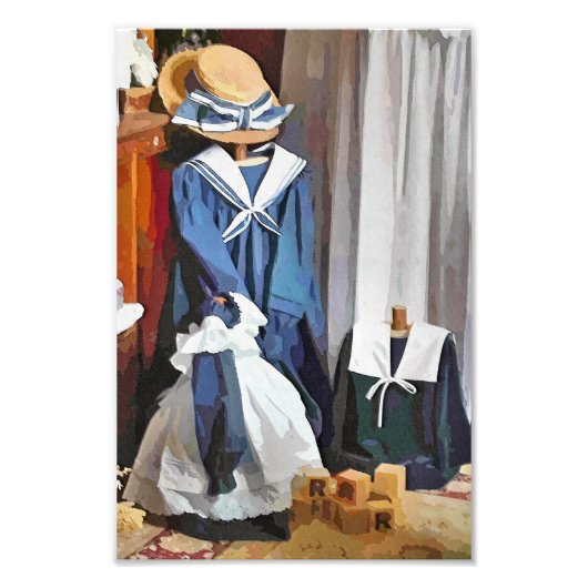 VICTORIAANS ENGLAND FOTO AFDRUK (Voorkant)