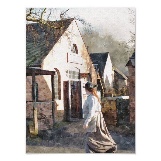 VICTORIAANS ENGLAND FOTO AFDRUK (Voorkant)