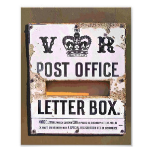 VICTORIAANS ENGLAND FOTO AFDRUK