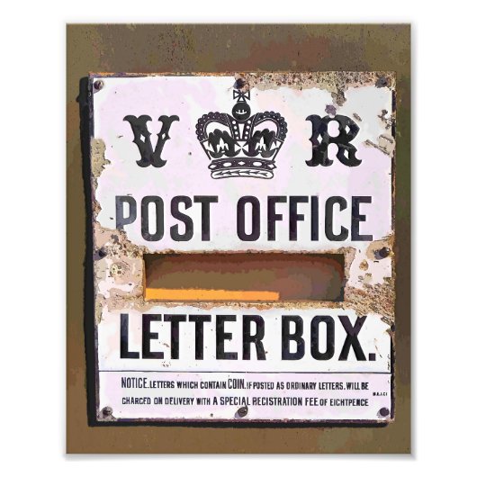 VICTORIAANS ENGLAND FOTO AFDRUK (Voorkant)