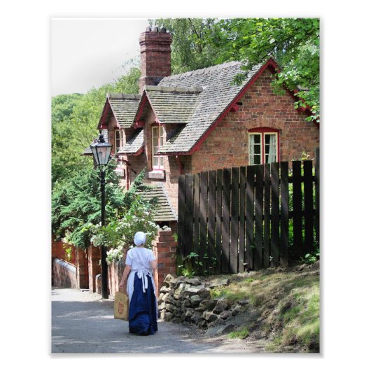 VICTORIAANS ENGLAND FOTO AFDRUK (Voorkant)