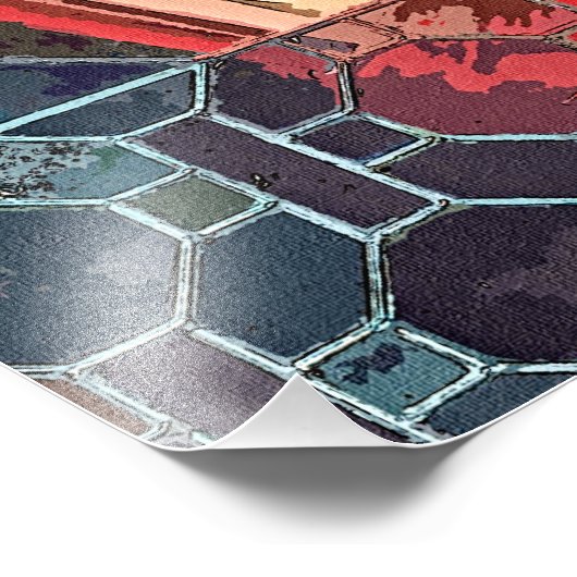 VICTORIAANS ENGLAND FOTO AFDRUK (Hoek)