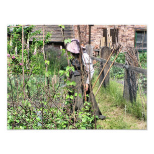 VICTORIAANS ENGLAND FOTO AFDRUK