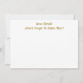 VICTORIAANS ENGLAND-INVITATIE (Achterkant)