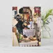 VICTORIAANS ENGLAND-INVITATIE (Staand voorkant)