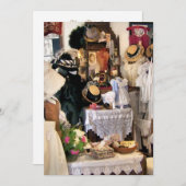 VICTORIAANS ENGLAND-INVITATIE (Voorkant / Achterkant)