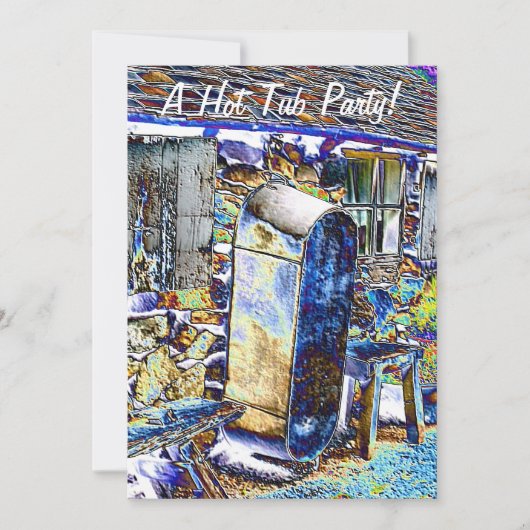 VICTORIAANS ENGLAND-INVITATIE (Voorkant)