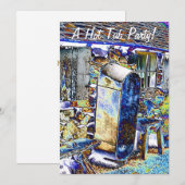 VICTORIAANS ENGLAND-INVITATIE (Voorkant / Achterkant)