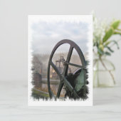 VICTORIAANS ENGLAND-INVITATIE (Staand voorkant)