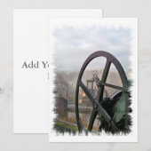 VICTORIAANS ENGLAND-INVITATIE (Voorkant / Achterkant)