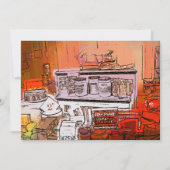 VICTORIAANS ENGLAND-INVITATIE (Voorkant)